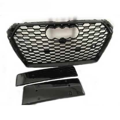 💫ART.8106 Griglia Anteriore Sport a nido d'ape per Audi A4 B9 S4 S-line 17-19💫