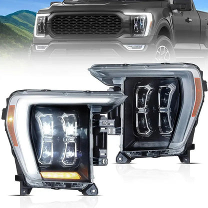Fari a proiettore LED adatti per Ford F150 2021 2023 14a generazione F-150 Raptor 2021-2023