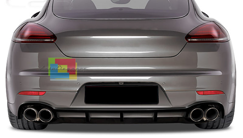 PORSCHE PANAMERA 2013-2016 DIFFUSORE SPORTIVO POSTERIORE SOTTO PARAURTI -1-
