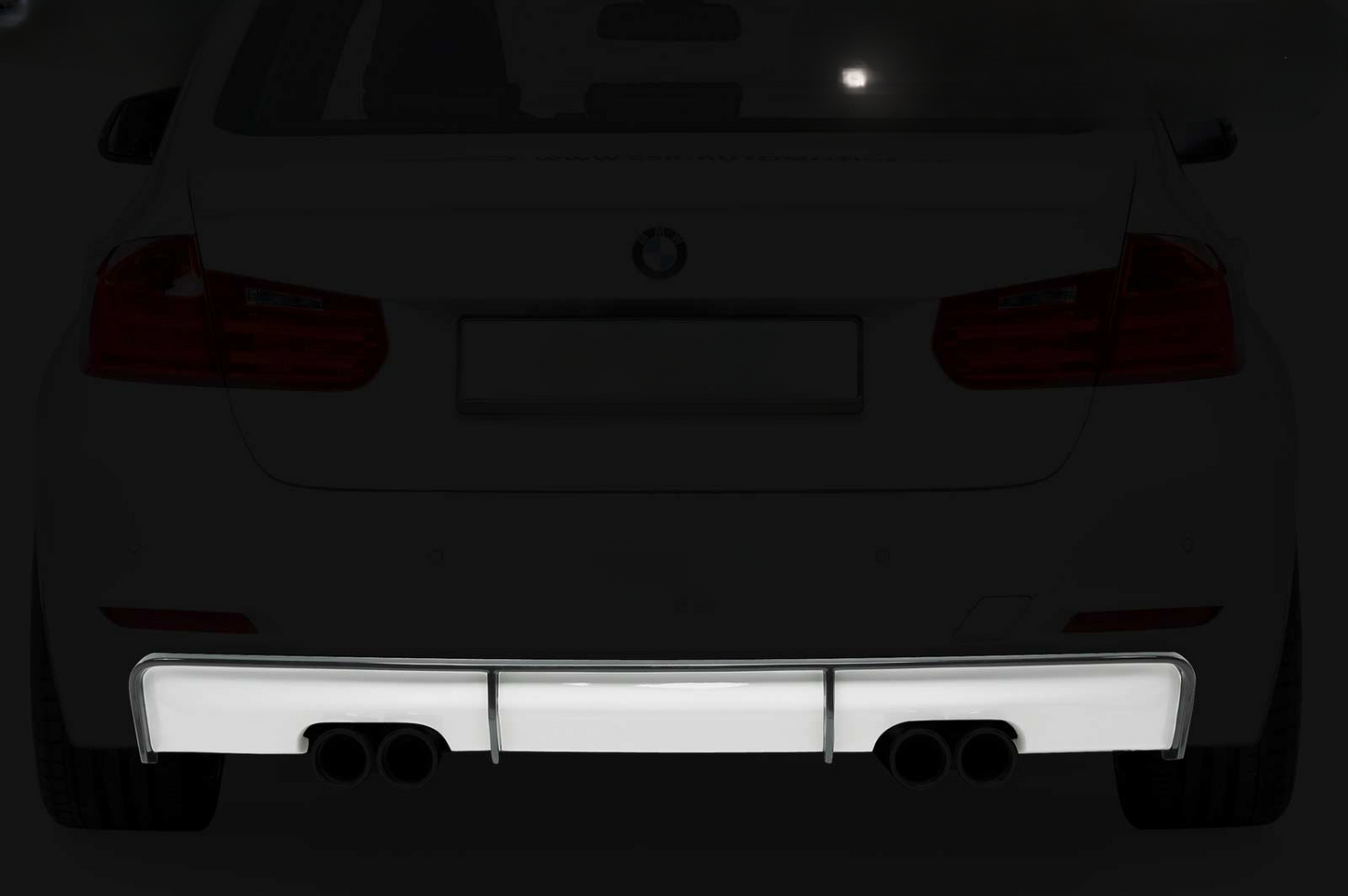 Diffusori posteriore adatto per BMW 3er F30, F31 Limo/Touring