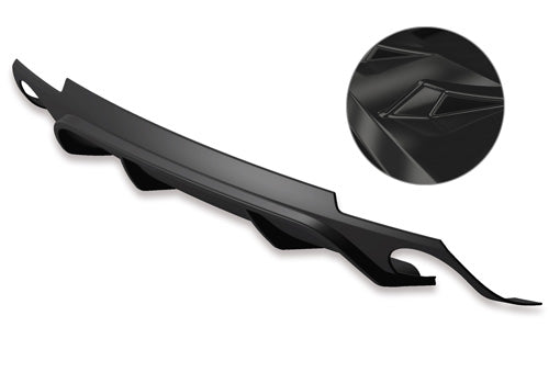 Rear Diffuser for VW Scirocco 3 2010-2013 r black glossy 