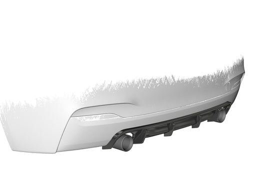 Diffusori posteriore per BMW 2er (F22 / F23) Coupe / Cabrio