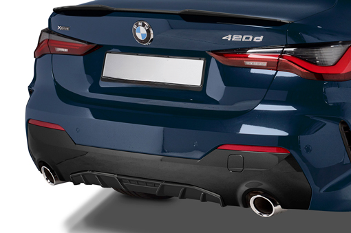 Rear diffuser suitable for BMW 4er (G22/G23) M package M440