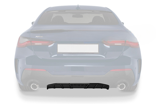 Rear diffuser suitable for BMW 4er (G22/G23) M package M440