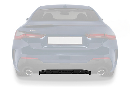 Rear diffuser suitable for BMW 4er (G22/G23) M package M440