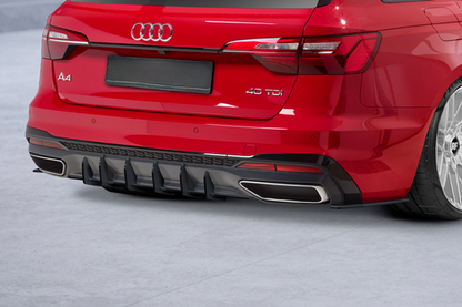 Racing Rear Diffuser suitable for Audi A4 B9 (8W) Avant S-Line