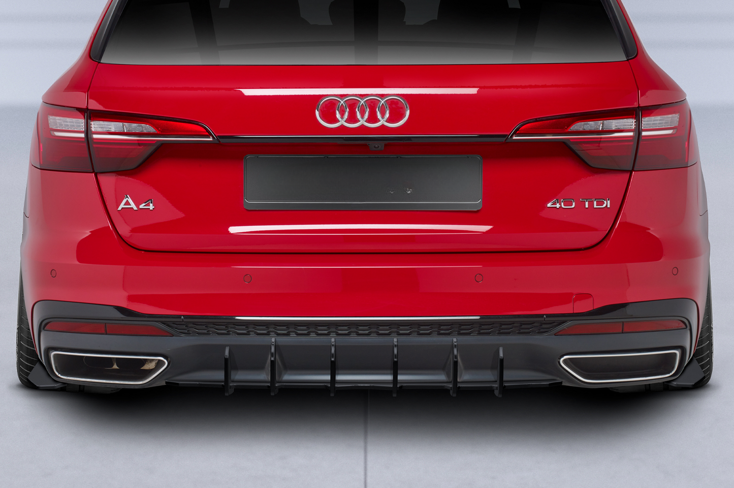 Racing Rear Diffuser suitable for Audi A4 B9 (8W) Avant S-Line