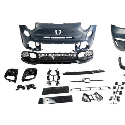 💕ART.8037 BODYKIT Fiat 500 2007-2015 Look ABARTH💕