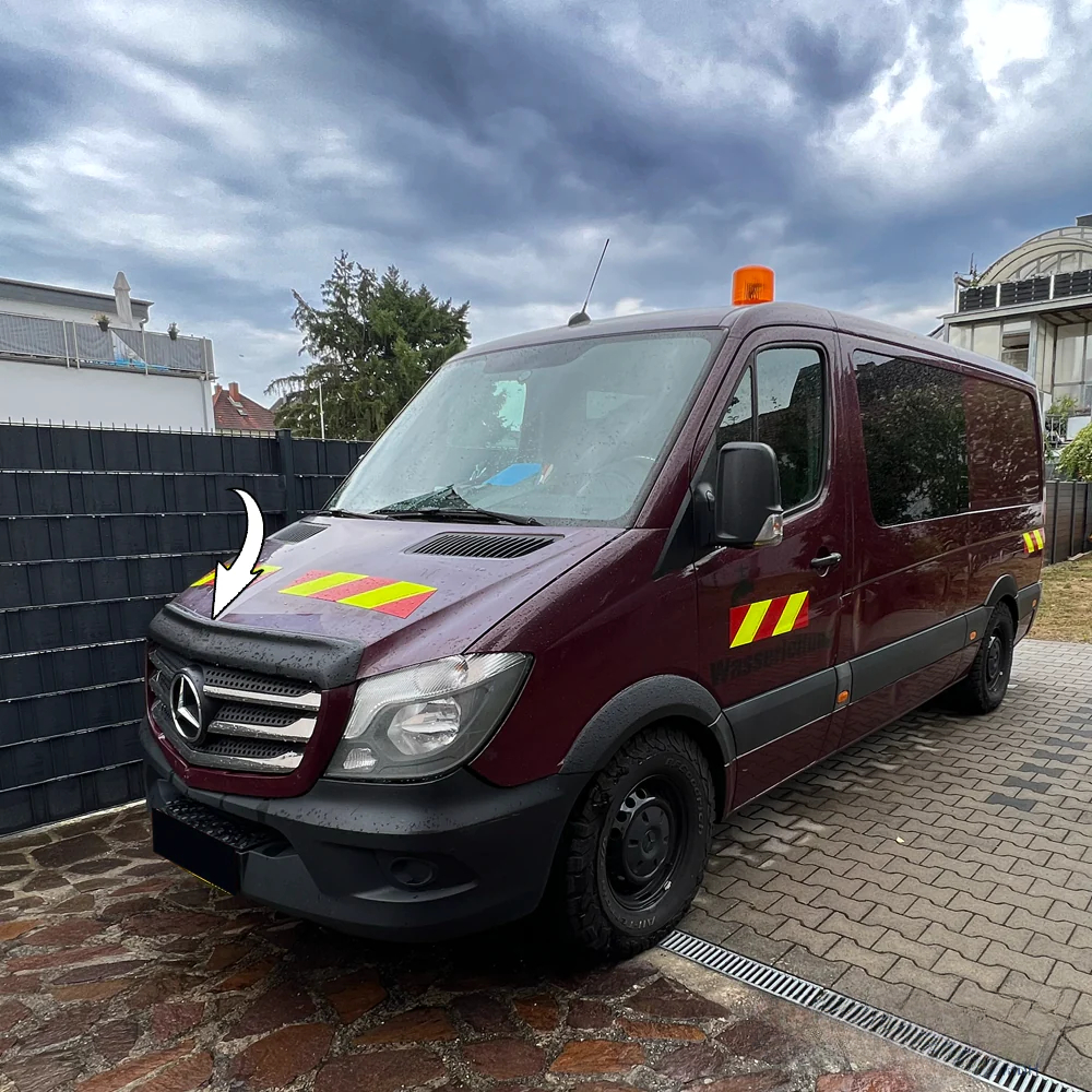 Bonnet Protector suitable for MERCEDES Sprinter W906 Facelift 2014-2018