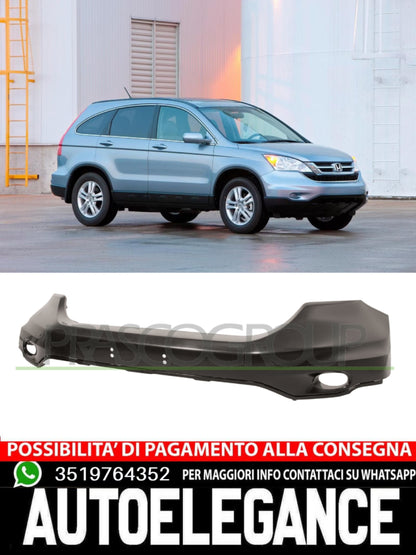 Paraurti ant sup nero liscio con sede fendi NO PRIMER per Honda CRV 01/10-09/12