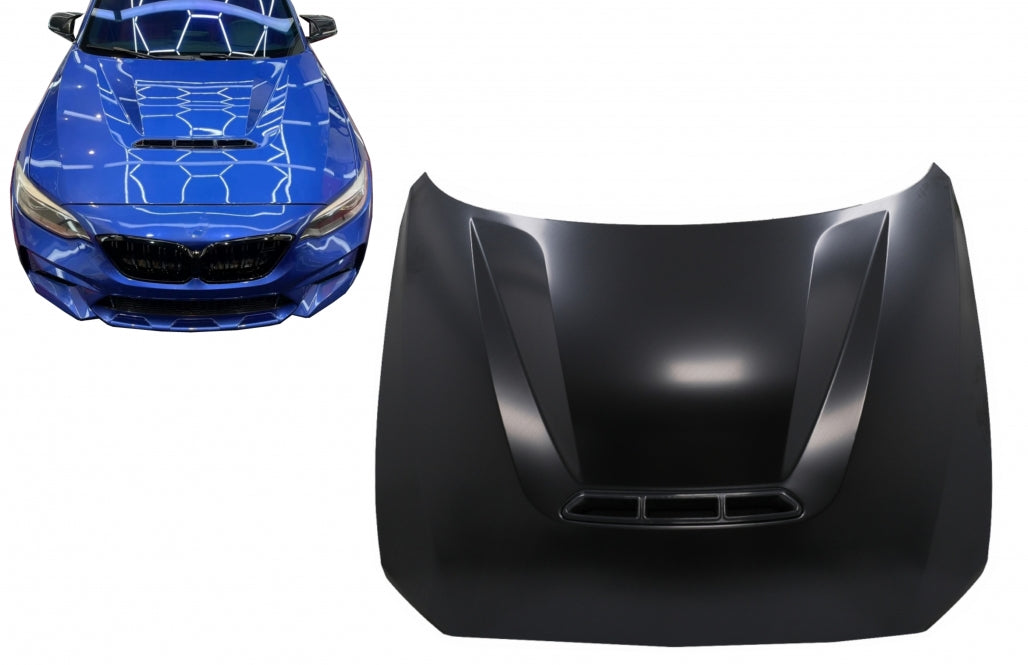 Cofano motore adatto per BMW Serie 1 F20 F21 (2010-2019) BMW Serie 2 F22 F23 F87 M2 (2012-2019) CS Design
