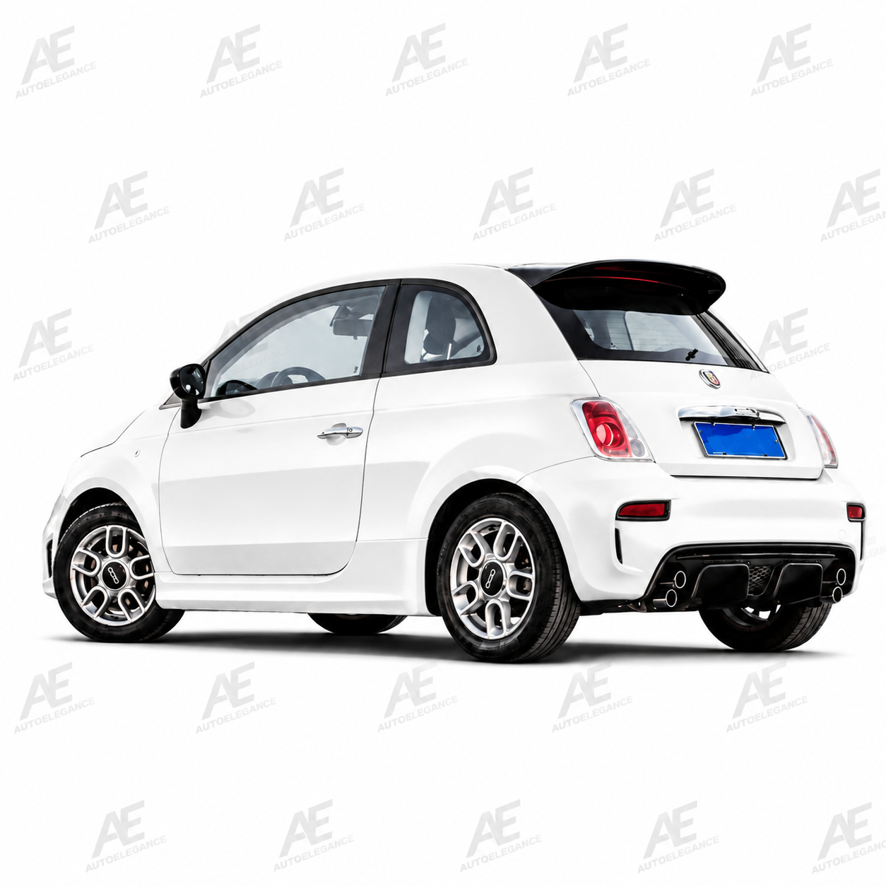 ART.9816 SPOILER Fiat 500 (2008-2024)ABARTH  NERO  LUCIDO