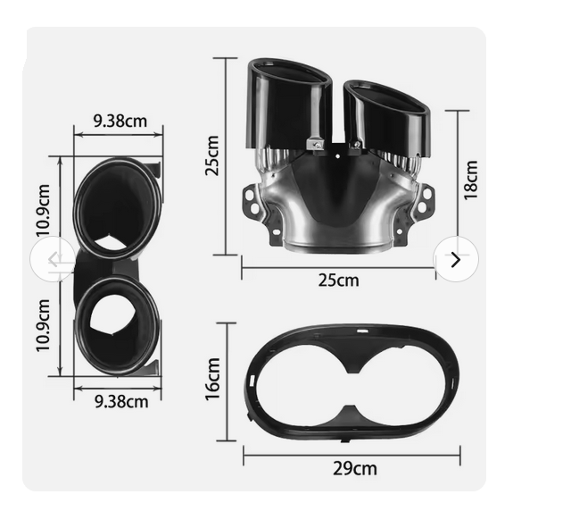 ART.5427 TERMINALI Mercedes Benz W177 W118 A35 CLA35 GLA35 GLB35