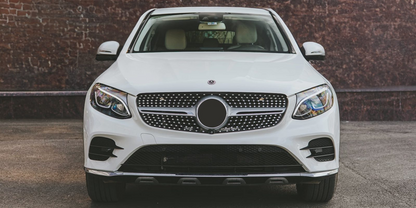 💫ART.5114 Griglia Anteriore Nera Lucida Stile Diamond GT Mercedes GLC 15-19💫