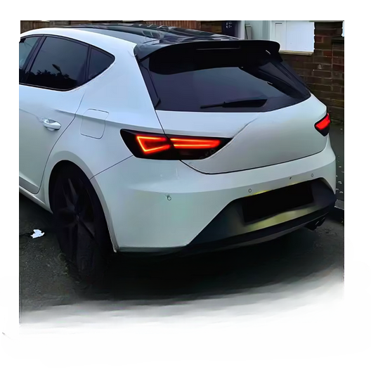 ART.7405  SPOILER +DEFLETTORI SEAT LEON MK3 5F FR