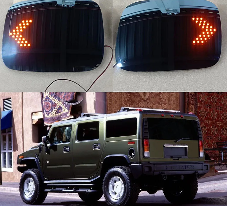 ART.5028 Vetro specchietto retrovisore riscaldato HUMMER  2  03-09