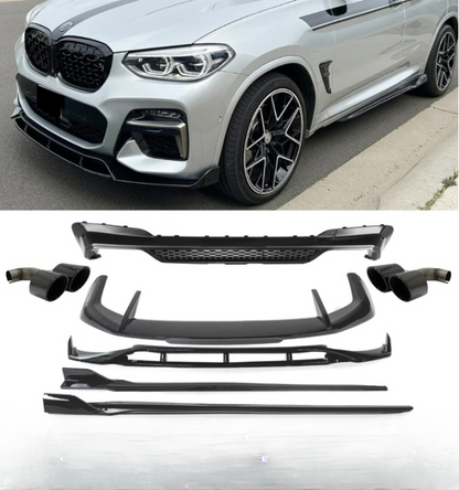 💕 BODYKIT BMW X3 G01 18-21 NERO LUCIDO 💕