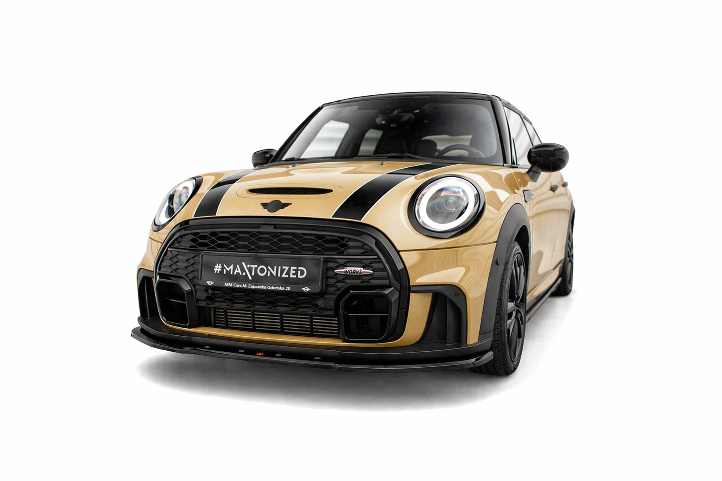 💫ART.9520 Splitter Anteriore V.1 per Mini Cooper S John Cooper Works F56💫