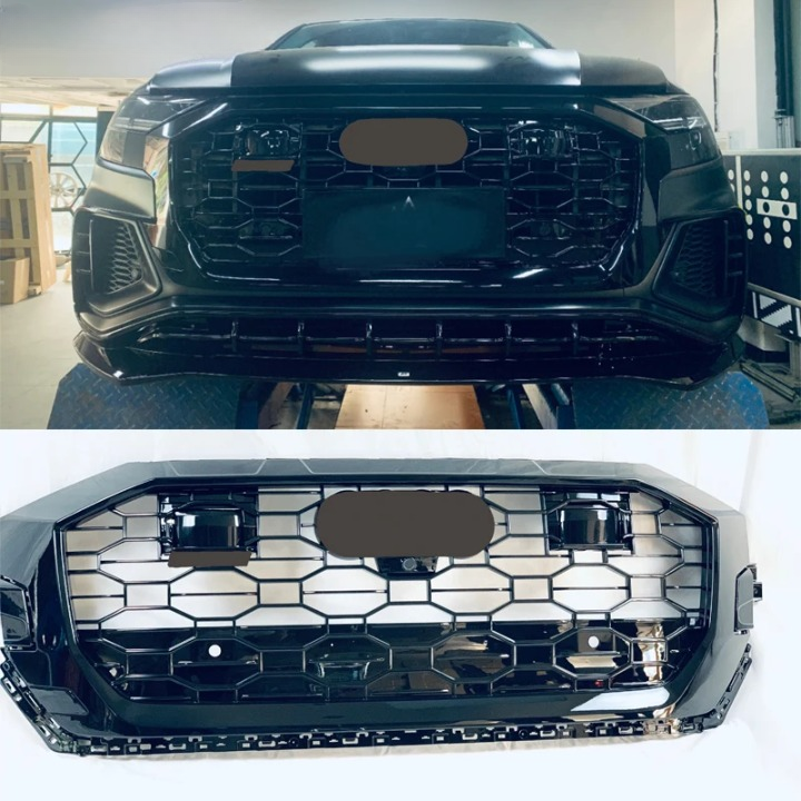 💫ART.8089 Griglia a nido d'ape per Audi Q8 SQ8 S-Line 2018-2021💫