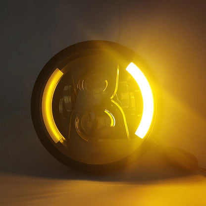 💫ART.4463 Faro Anteriore LED da 7,5 pollici per Kawasaki Cafer Racer / Yamaha💫