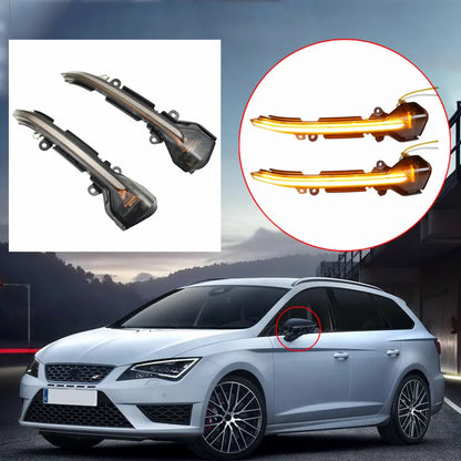 💫ART.5015 Indicatore Luminoso per Specchio per  Cupra Leon 2013-2019💫