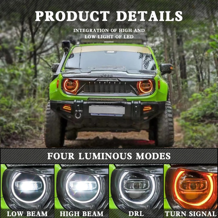 💫ART.3866 (2) pezzi Lampade LED per Jeep Renegade 2016-2020💫