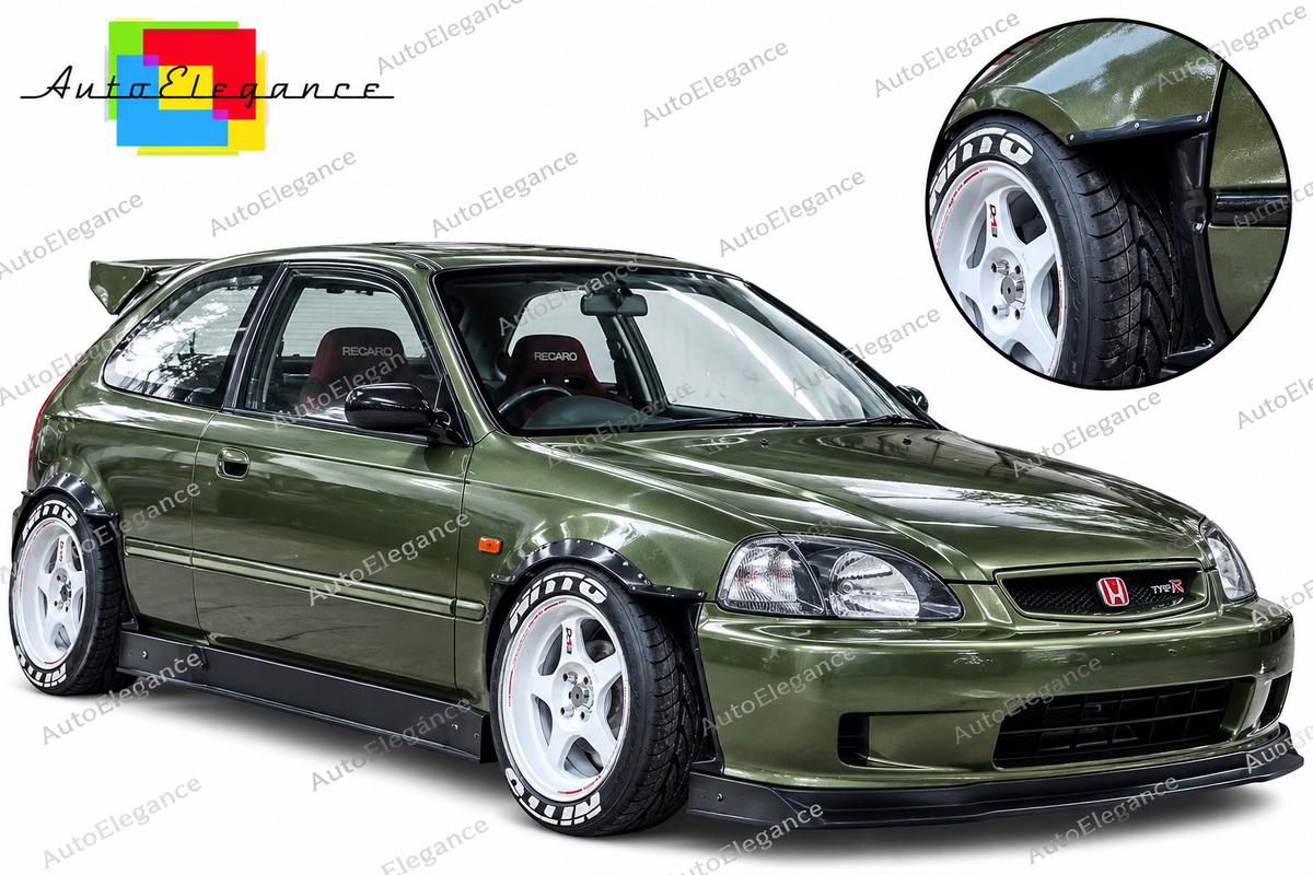 👉ART.10867 Paraspruzzi Parafango adatto per  Honda Civic 1996-2000 Type-R👈