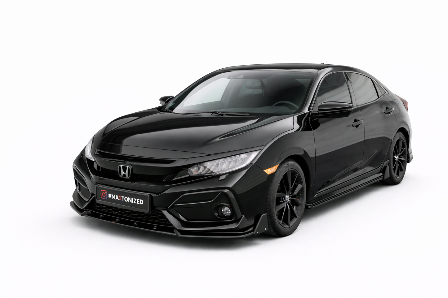 💫ART.9321 Splitter Anteriore + Flaps adatto per Honda Civic Sport Mk 10 2017+💫