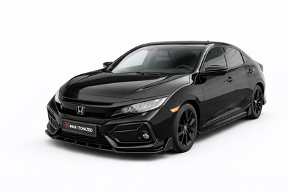 💫ART.9321 Splitter Anteriore + Flaps adatto per Honda Civic Sport Mk 10 2017+💫