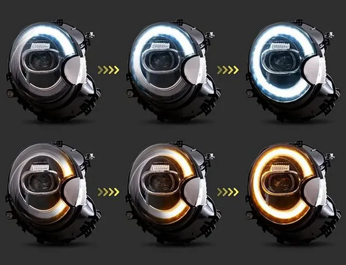 ART.7509 FARI ANTERIORI MINI COOPER  R56 R57 R58 R59 P2007–2013