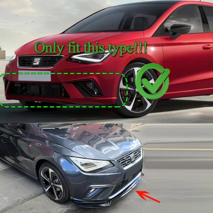 ART.5034  SPLITTER  SEAT IBIZA MK5 Standard/FR 2017-2024 +