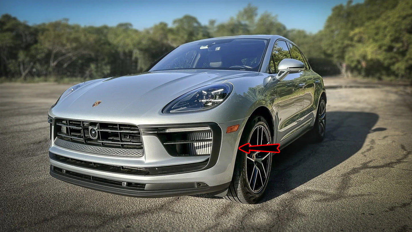 ⭐Front bumper SUITABLE FOR Porsche MACAN 14-18 Turbo Look WITHOUT CAMERA⭐