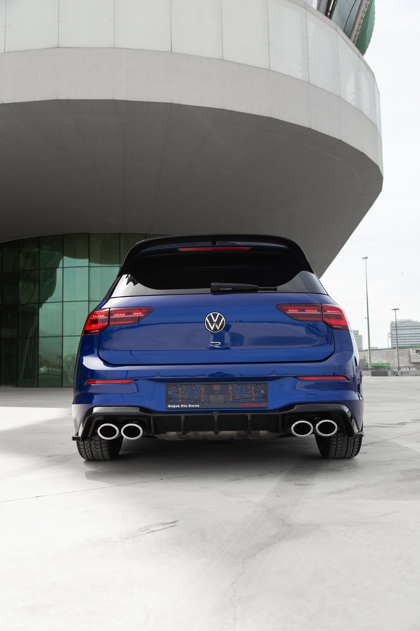 ☀️Diffusore nero lucido posteriore adatto per VW Volkswagen MK8 R 2020+☀️