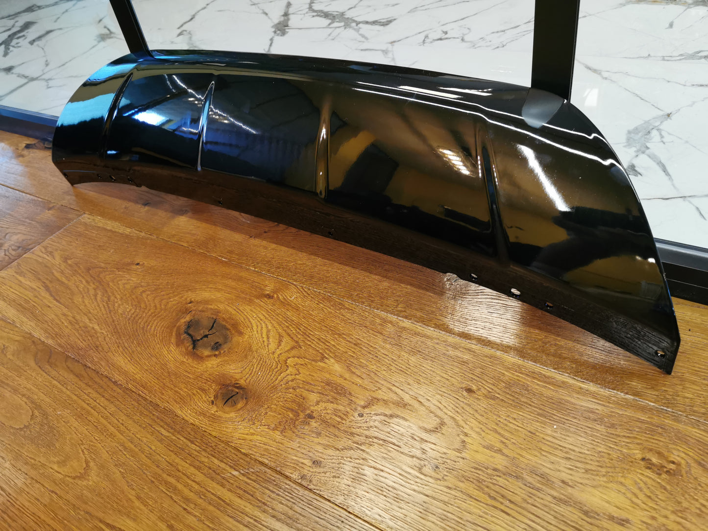 DIFFUSER SUITABLE FOR ALFA ROMEO STELVIO 949 2016-2020 GLOSSY BLACK
