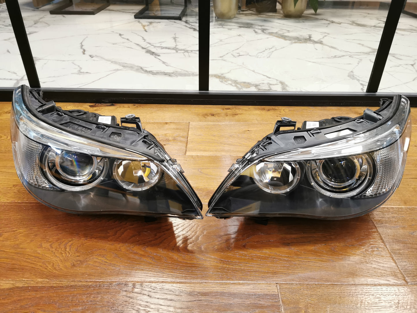 ⭐1el 160 296-00 ad FARI XENON ORIGINALI ADATTO PER BMW E60 SERIE 5    ⭐