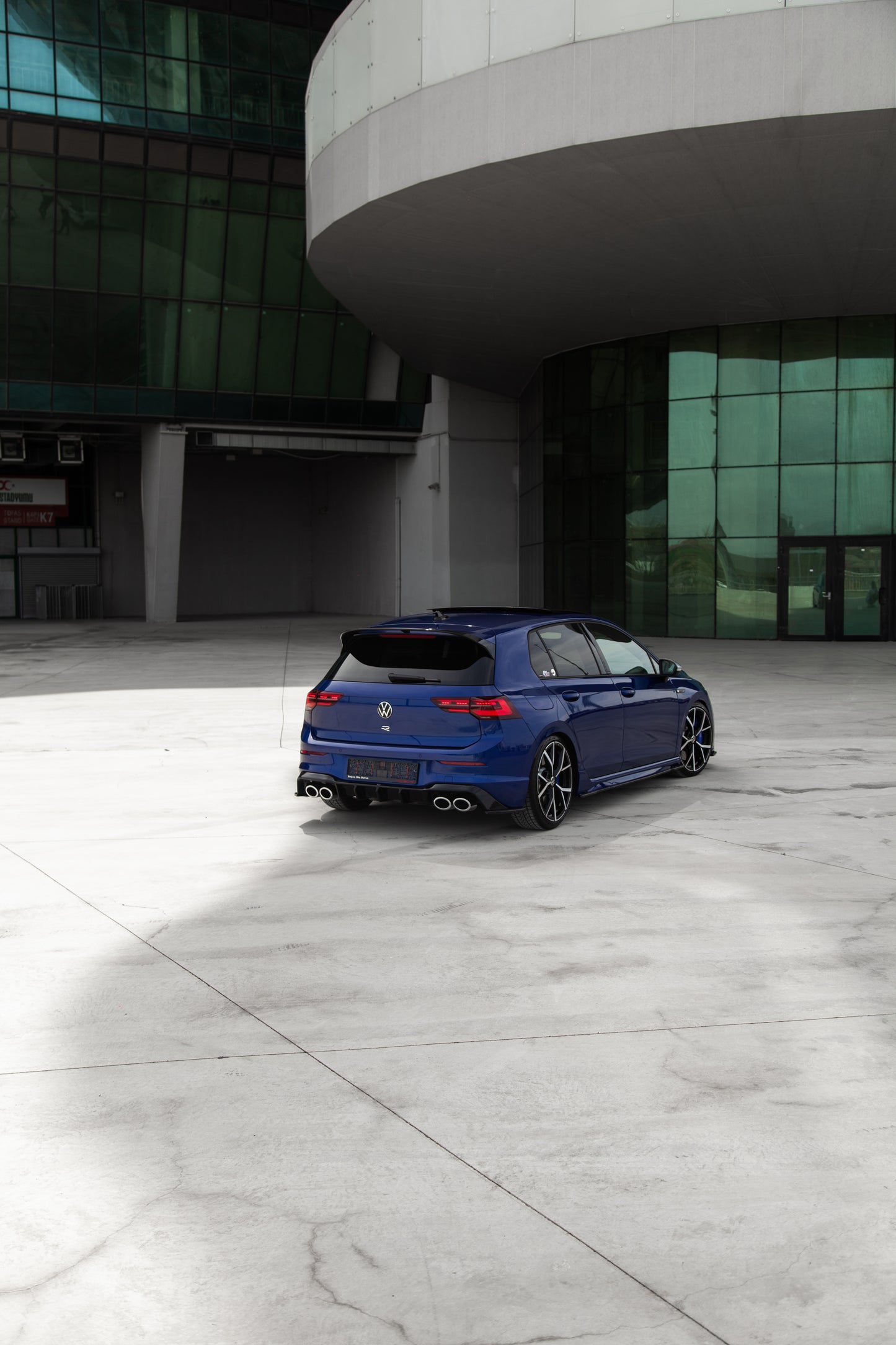 ☀️Diffusore nero lucido posteriore adatto per VW Volkswagen MK8 R 2020+☀️