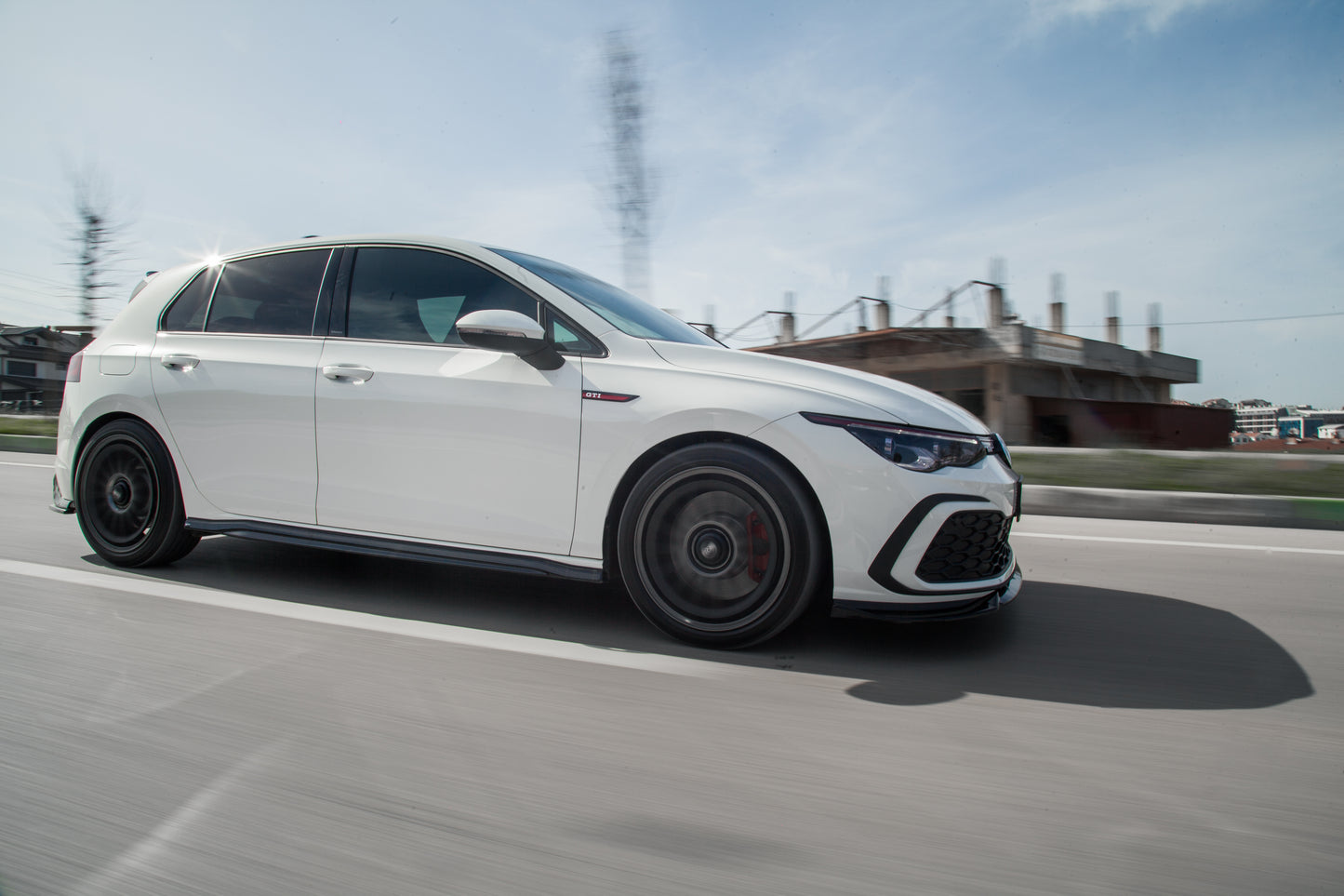 Minigonne Laterali vw Golf Mk 8 GTI / GTI Clupsport / GTD / R-Line 2020+ Versione 2