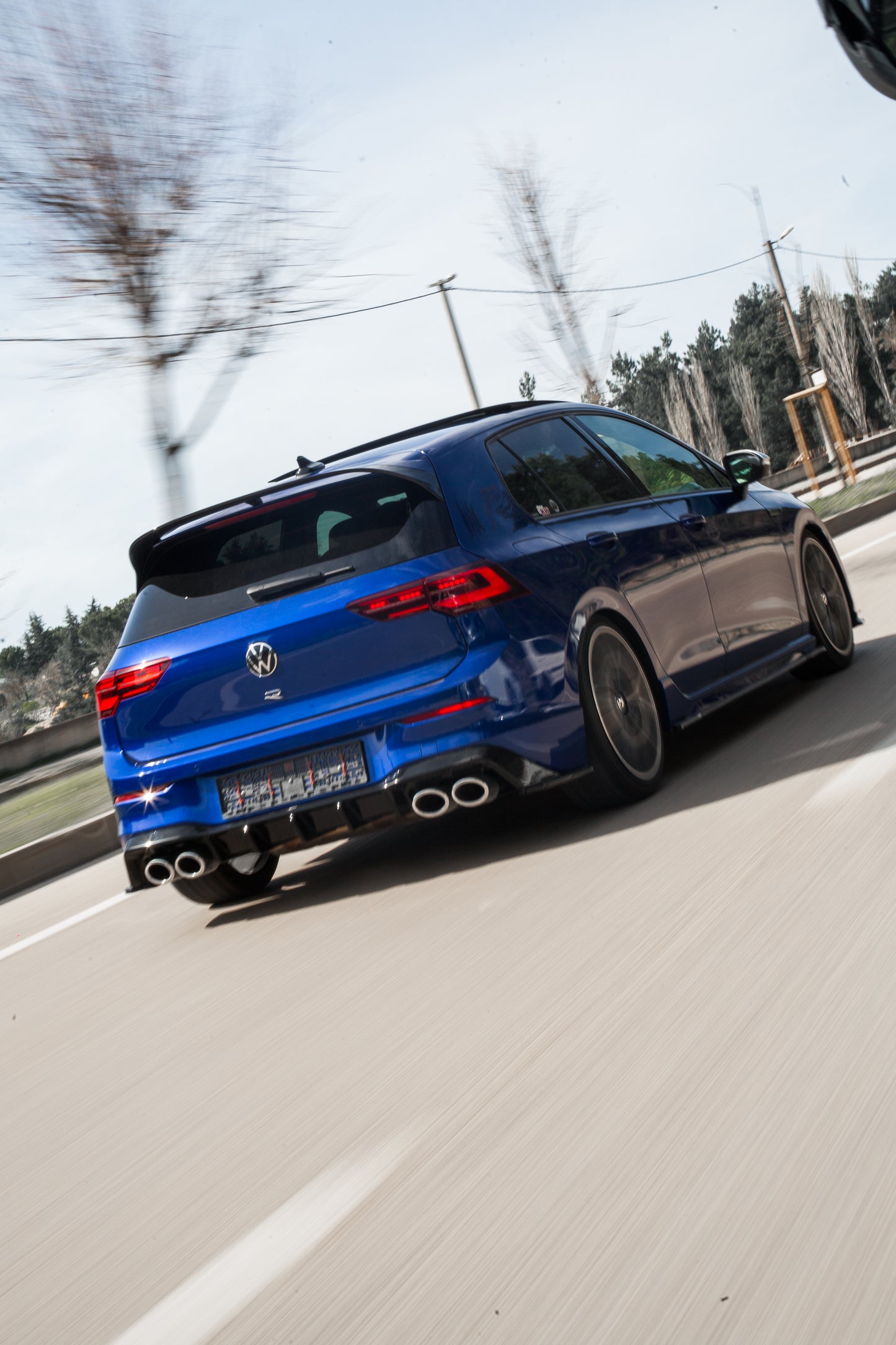 ☀️Diffusore nero lucido posteriore adatto per VW Volkswagen MK8 R 2020+☀️