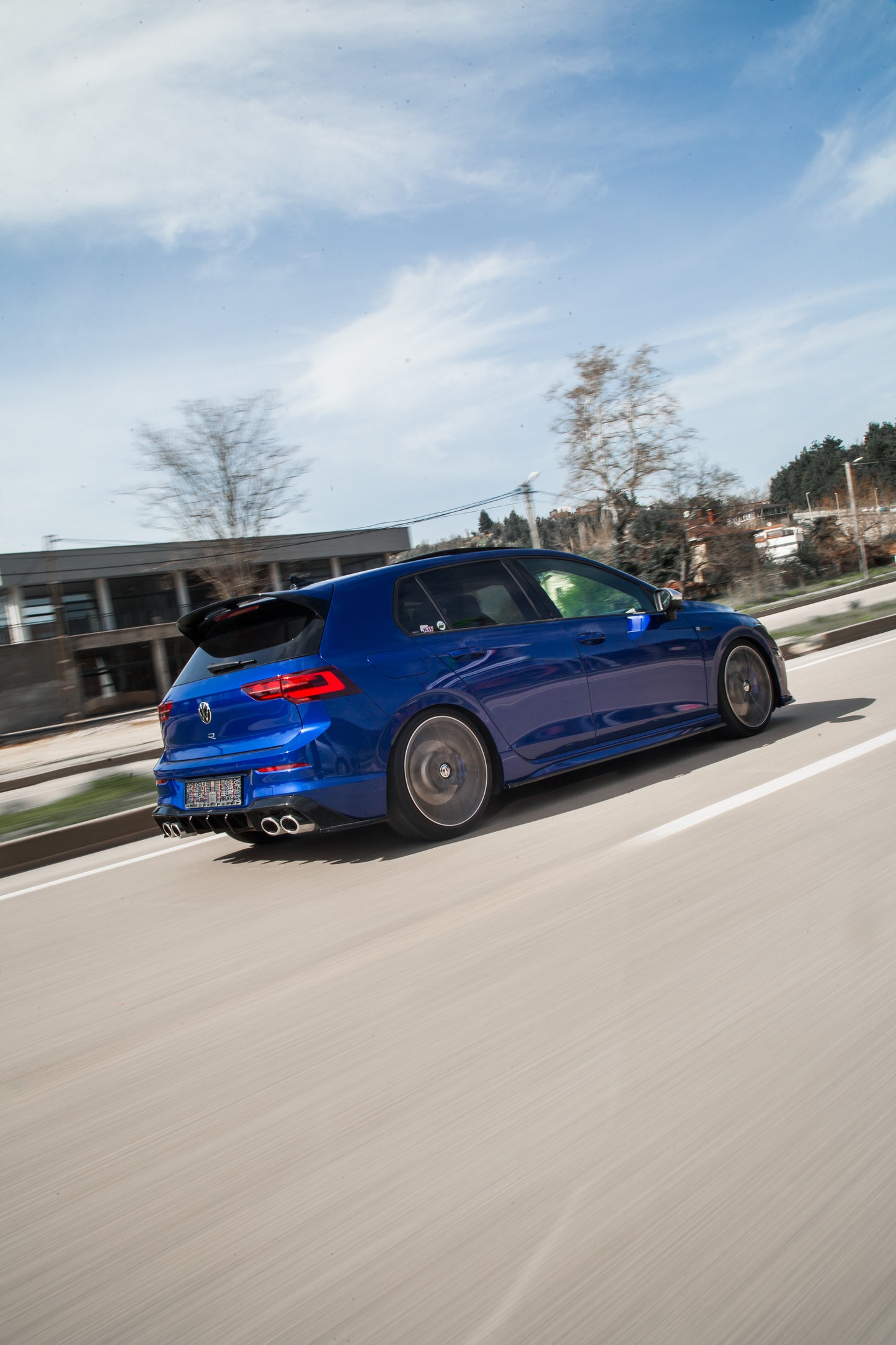 ☀️Diffusore nero lucido posteriore adatto per VW Volkswagen MK8 R 2020+☀️