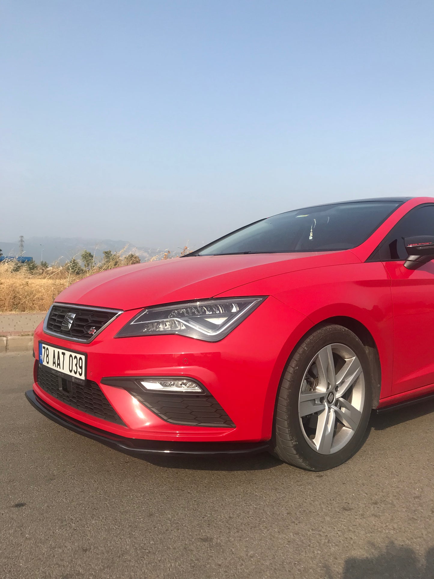 Splitter Anteriore SEAT Leon FR MK3 Facelift 2017-2019 Versione 2 Con ABE TÜV