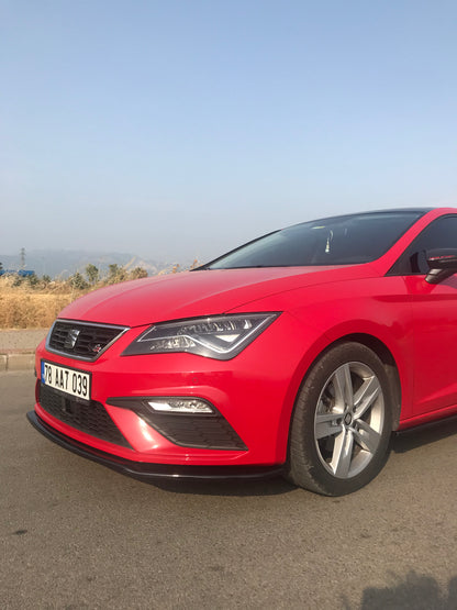 Splitter Anteriore SEAT Leon FR MK3 Facelift 2017-2019 Versione 2 Con ABE TÜV