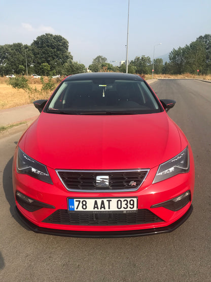 Splitter Anteriore SEAT Leon FR MK3 Facelift 2017-2019 Versione 2 Con ABE TÜV