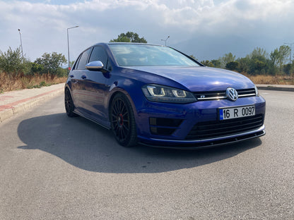 Splitter Anteriore VW VOLKSWAGEN Golf MK 7 R / R Line 2013-2016 Versione 2 Con ABE TÜV
