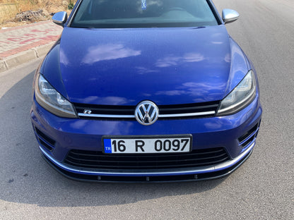 Splitter Anteriore VW VOLKSWAGEN Golf MK 7 R / R Line 2013-2016 Versione 2 Con ABE TÜV