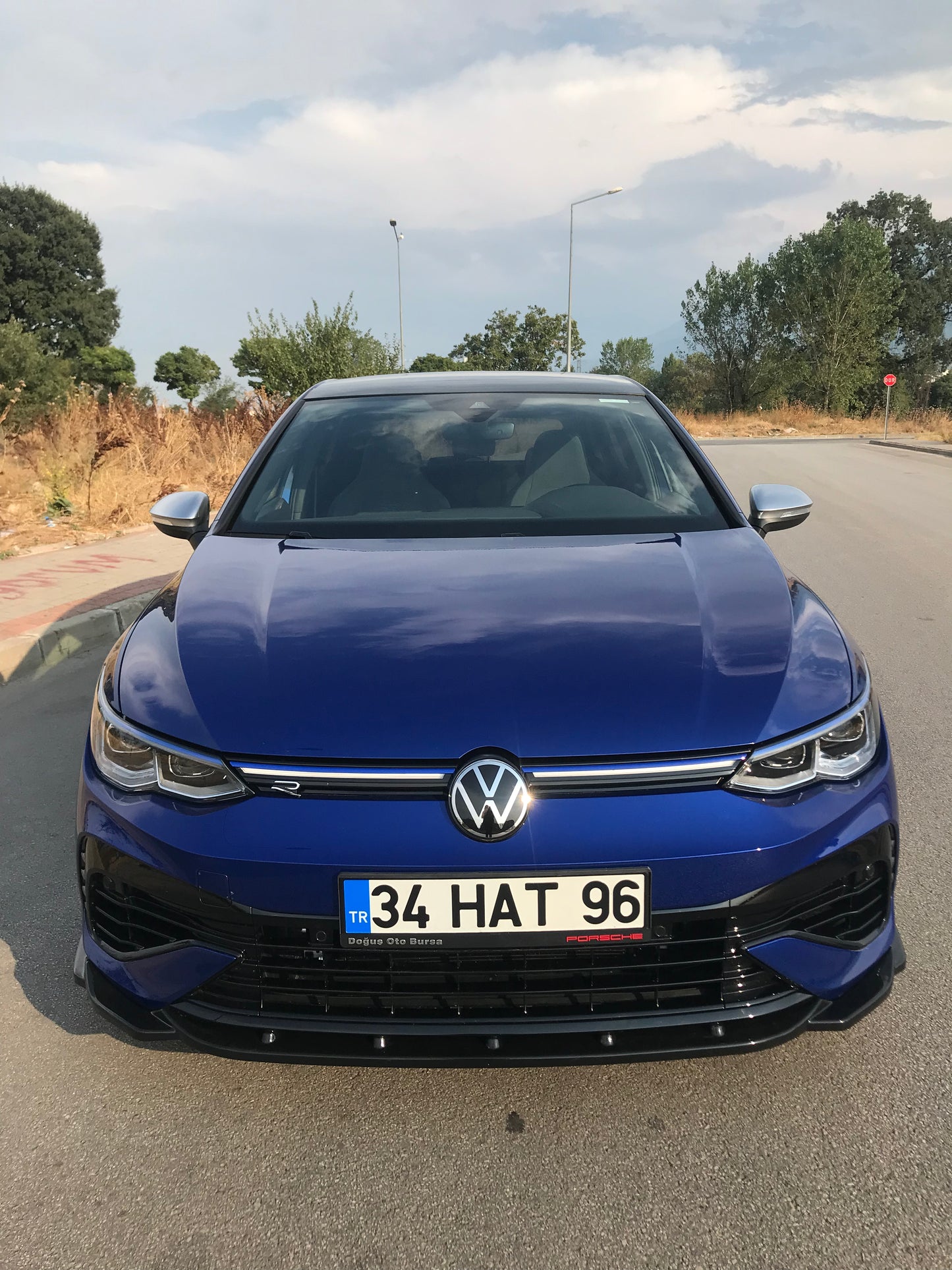Splitter Anteriore VW VOLKSWAGEN Golf MK 8 R 2020+ Con ABE TÜV