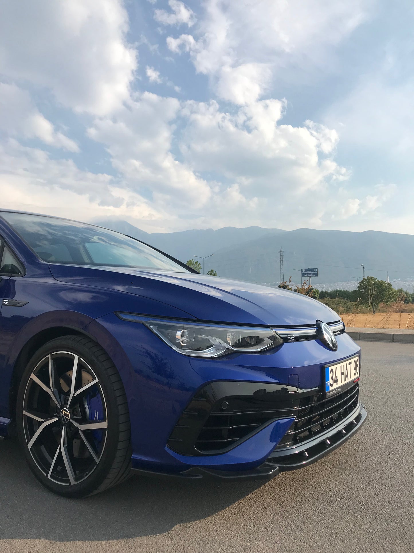 Splitter Anteriore VW VOLKSWAGEN Golf MK 8 R 2020+ Con ABE TÜV