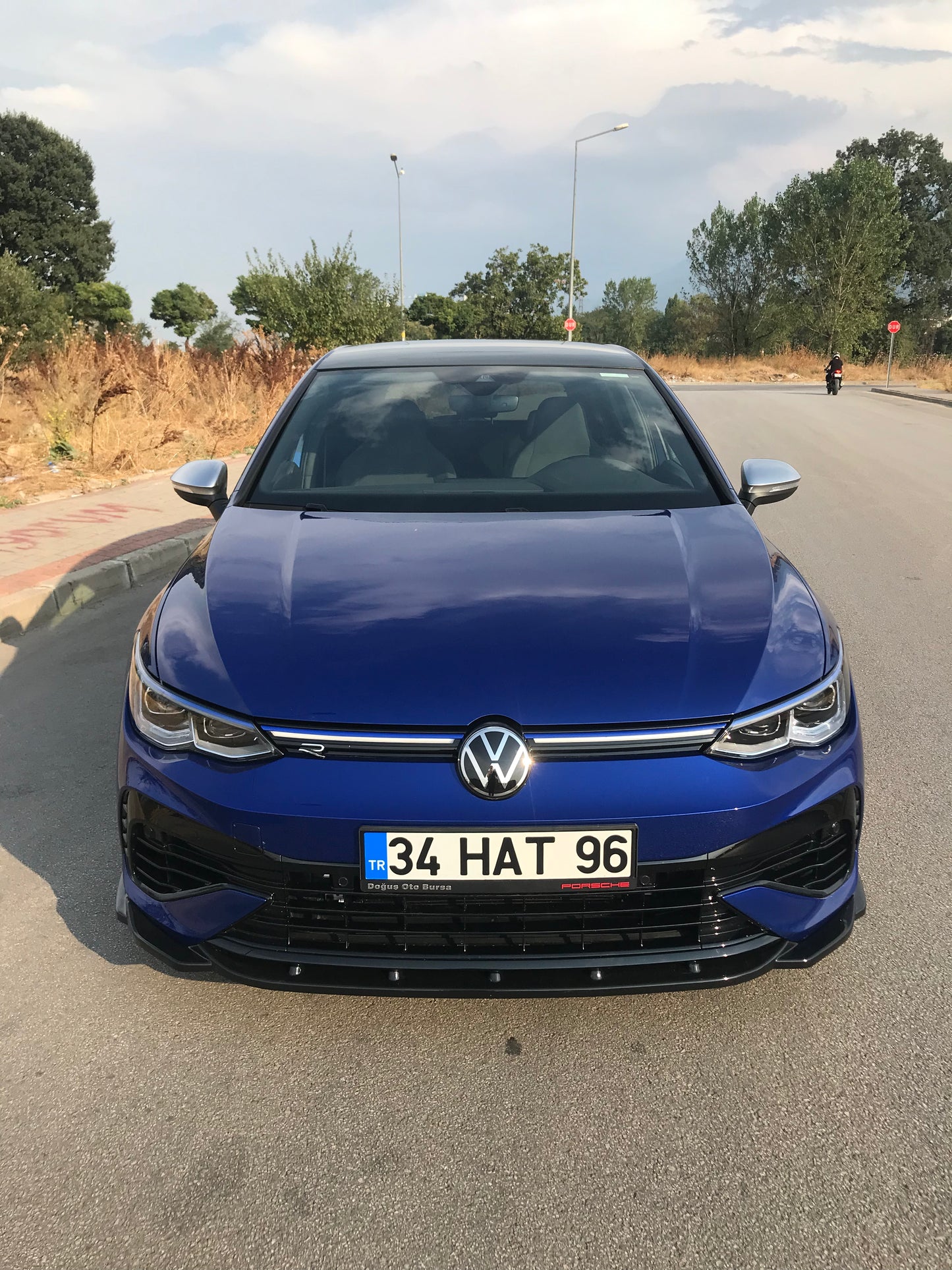 Splitter Anteriore VW VOLKSWAGEN Golf MK 8 R 2020+ Con ABE TÜV