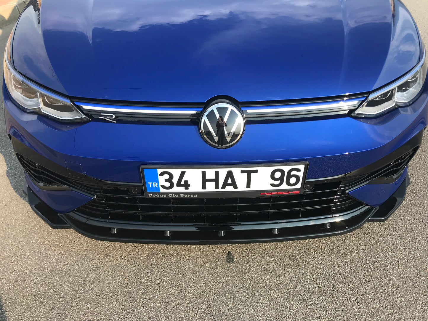 Splitter Anteriore VW VOLKSWAGEN Golf MK 8 R 2020+ Con ABE TÜV