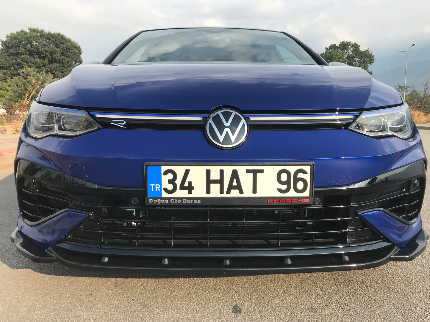 Splitter Anteriore VW VOLKSWAGEN Golf MK 8 R 2020+ Con ABE TÜV
