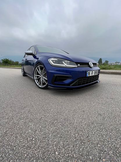 Splitter Anteriore VW VOLKSWAGEN Golf MK 7.5 R 2017-2020 Versione 3 Con ABE TÜV